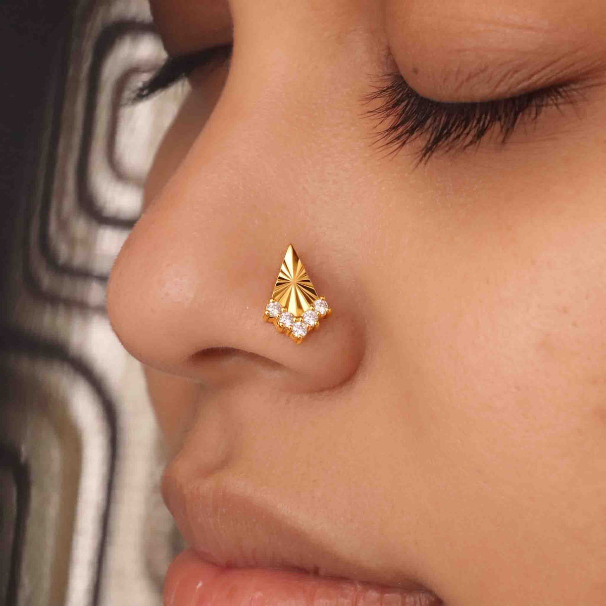 Silver Tej Nose pin