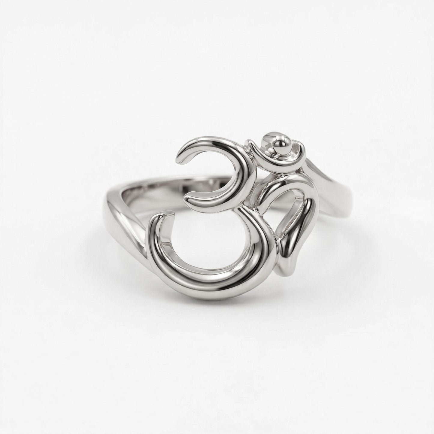 Silver Om Ring