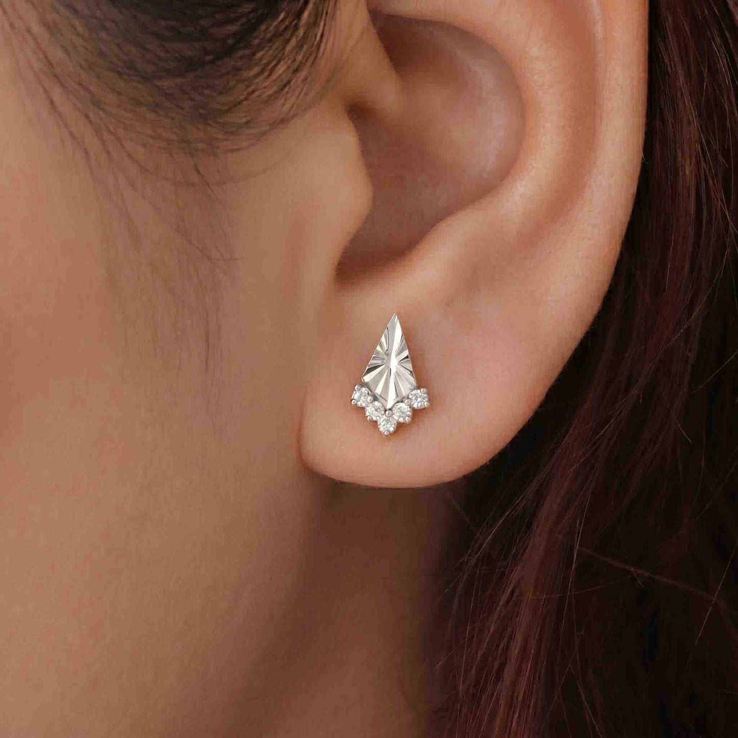 Silver Tej Earring