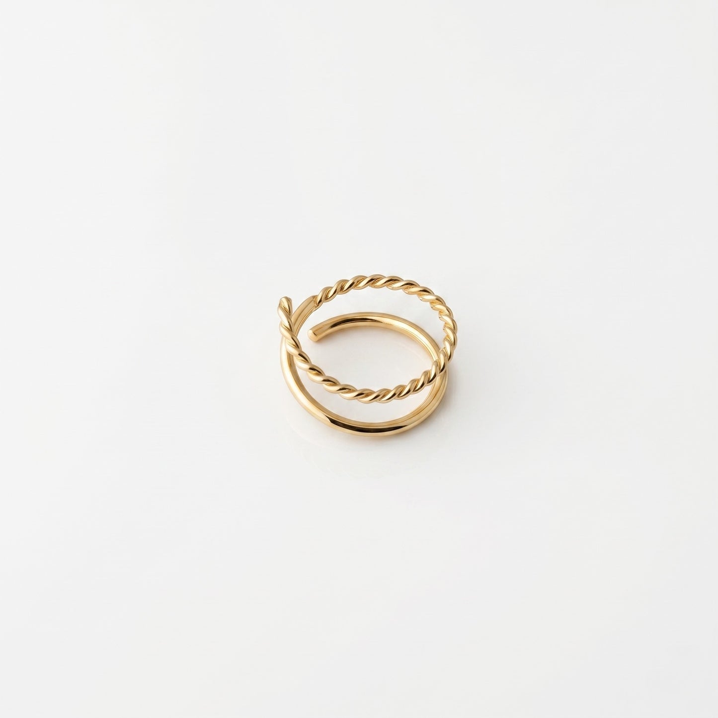 Twisted and Plain Spirl Nosepin