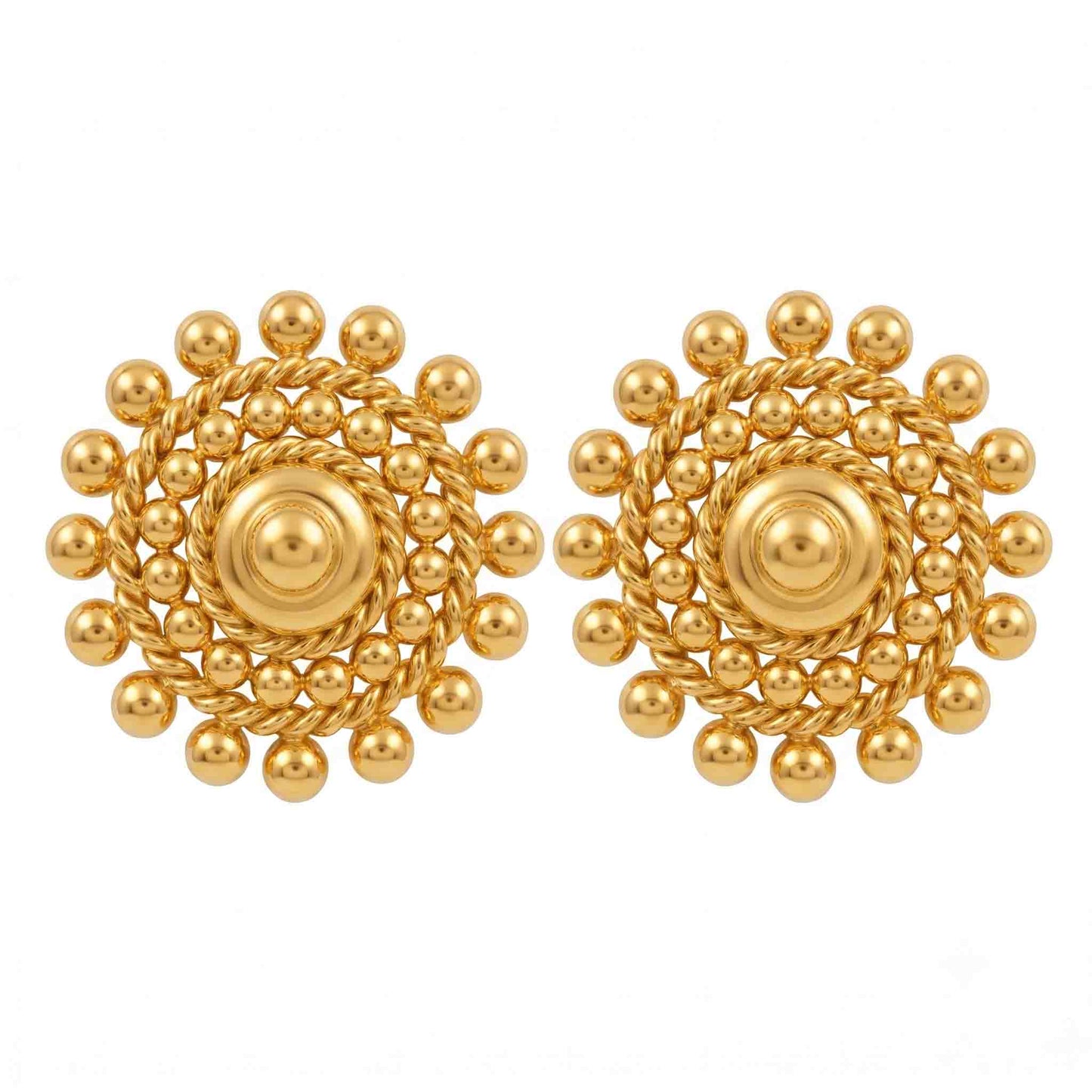 Silver Dhal Earring