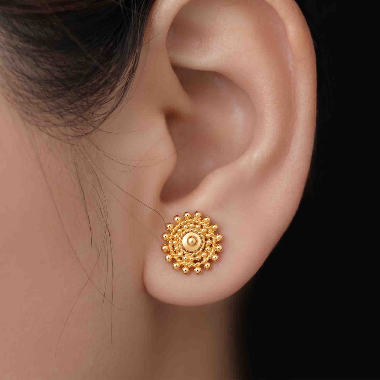 Silver Dhal Earring