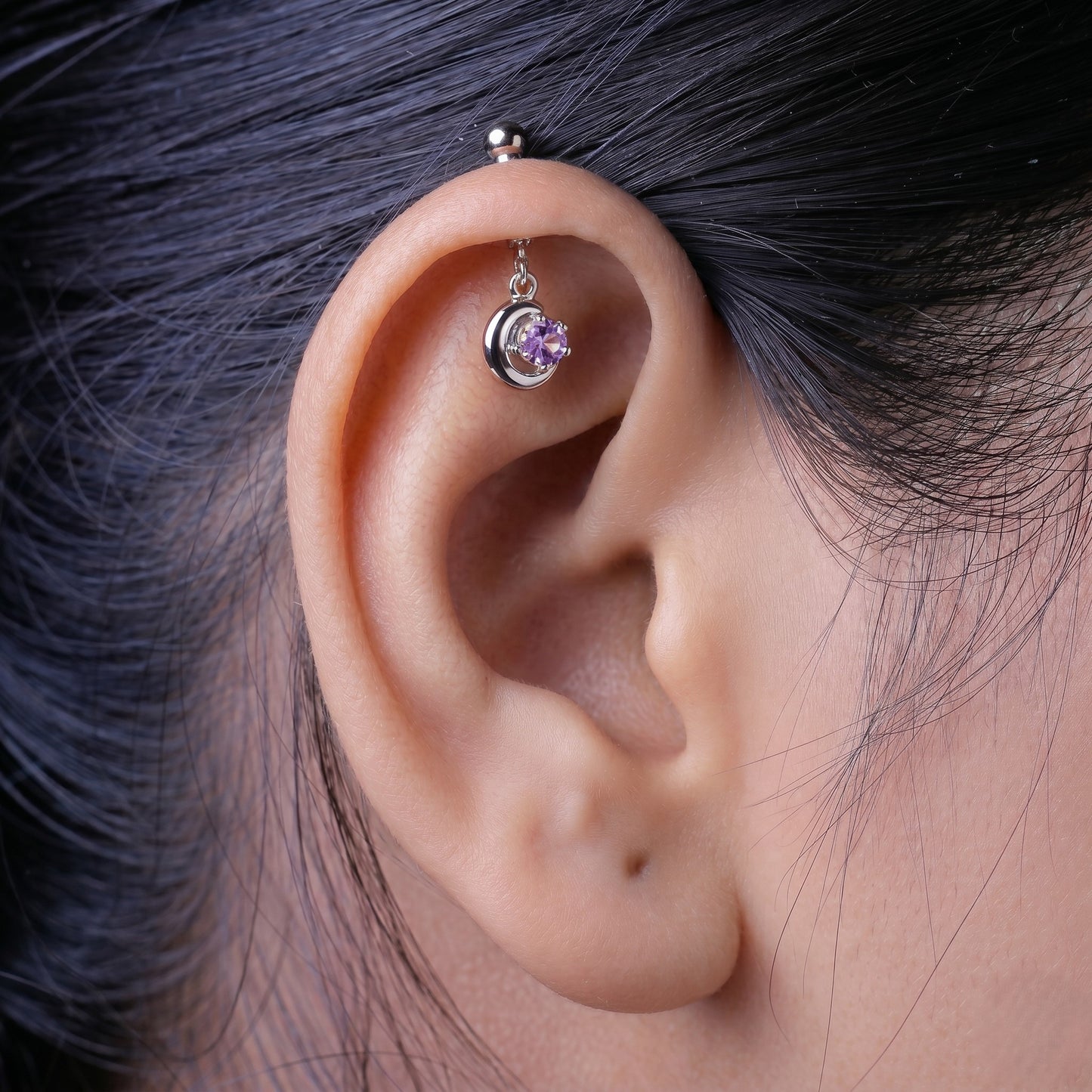 Moon bugadi Purple stone