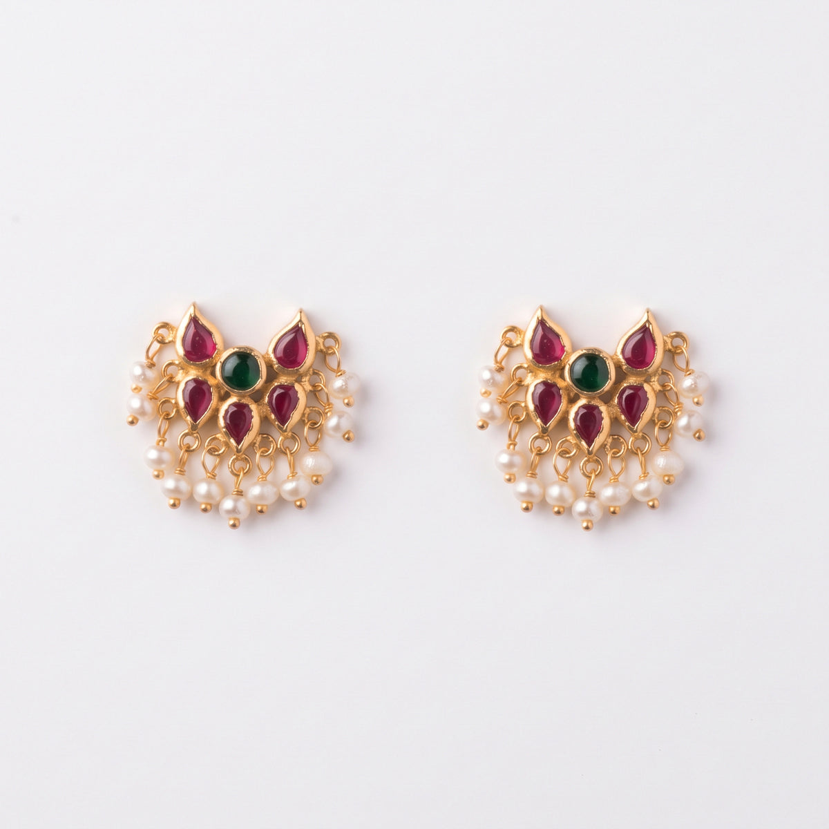 Silver Jhari Earring
