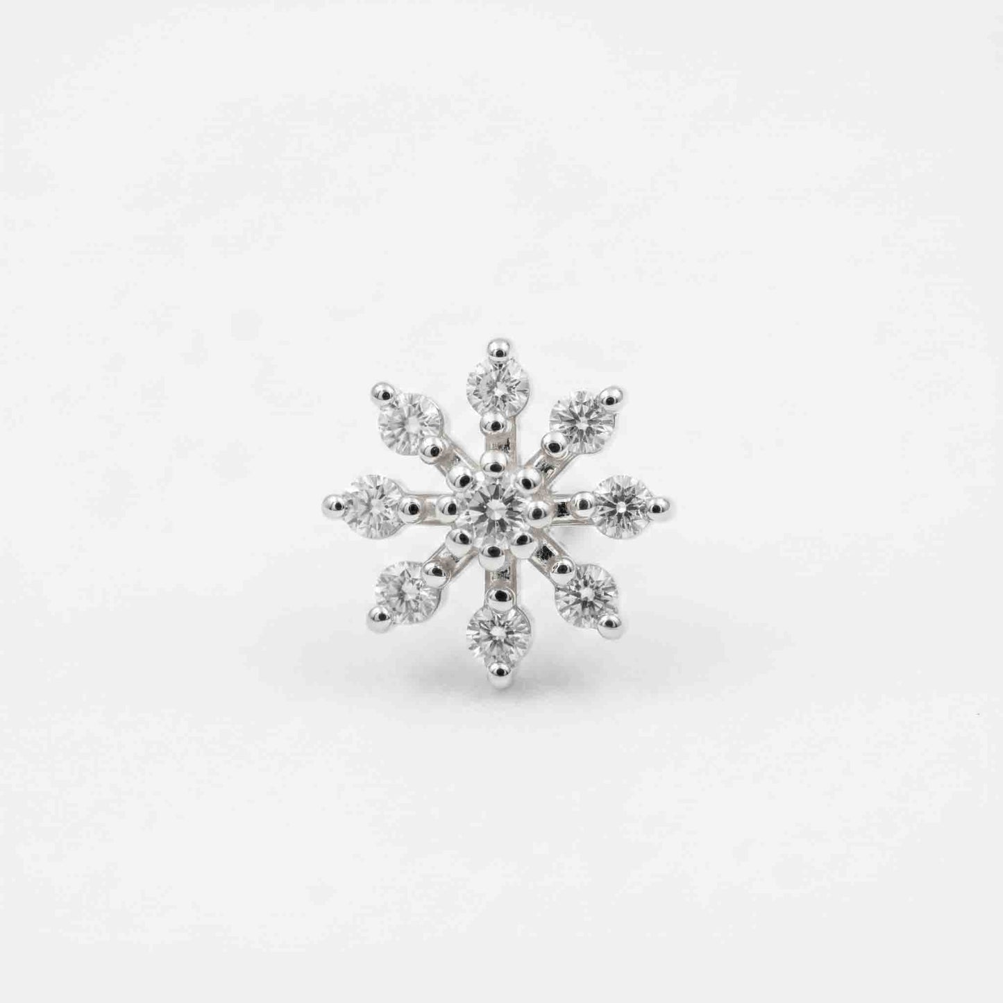 Silver Dyuti Nose pin