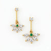 5 Marquise Stone Hanging Bugadi with Top Stoe (Gold Plated)