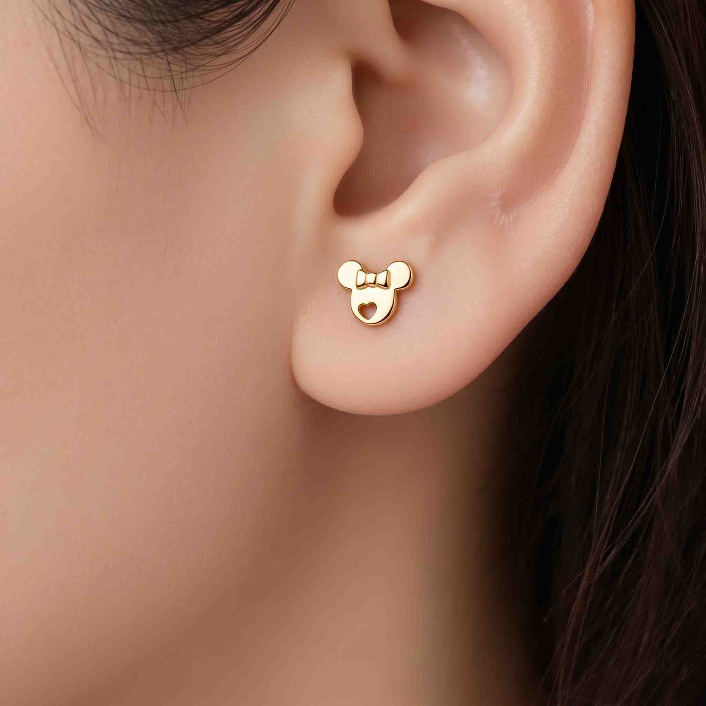 Silver Minnie Earring