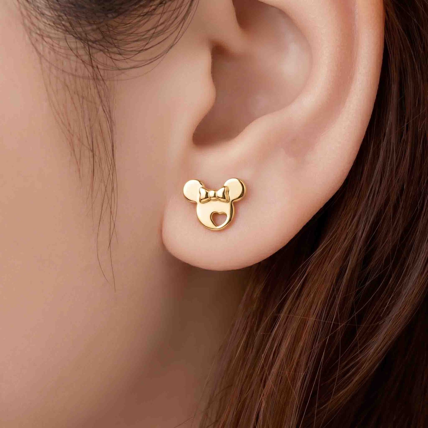 Silver Minnie Earring