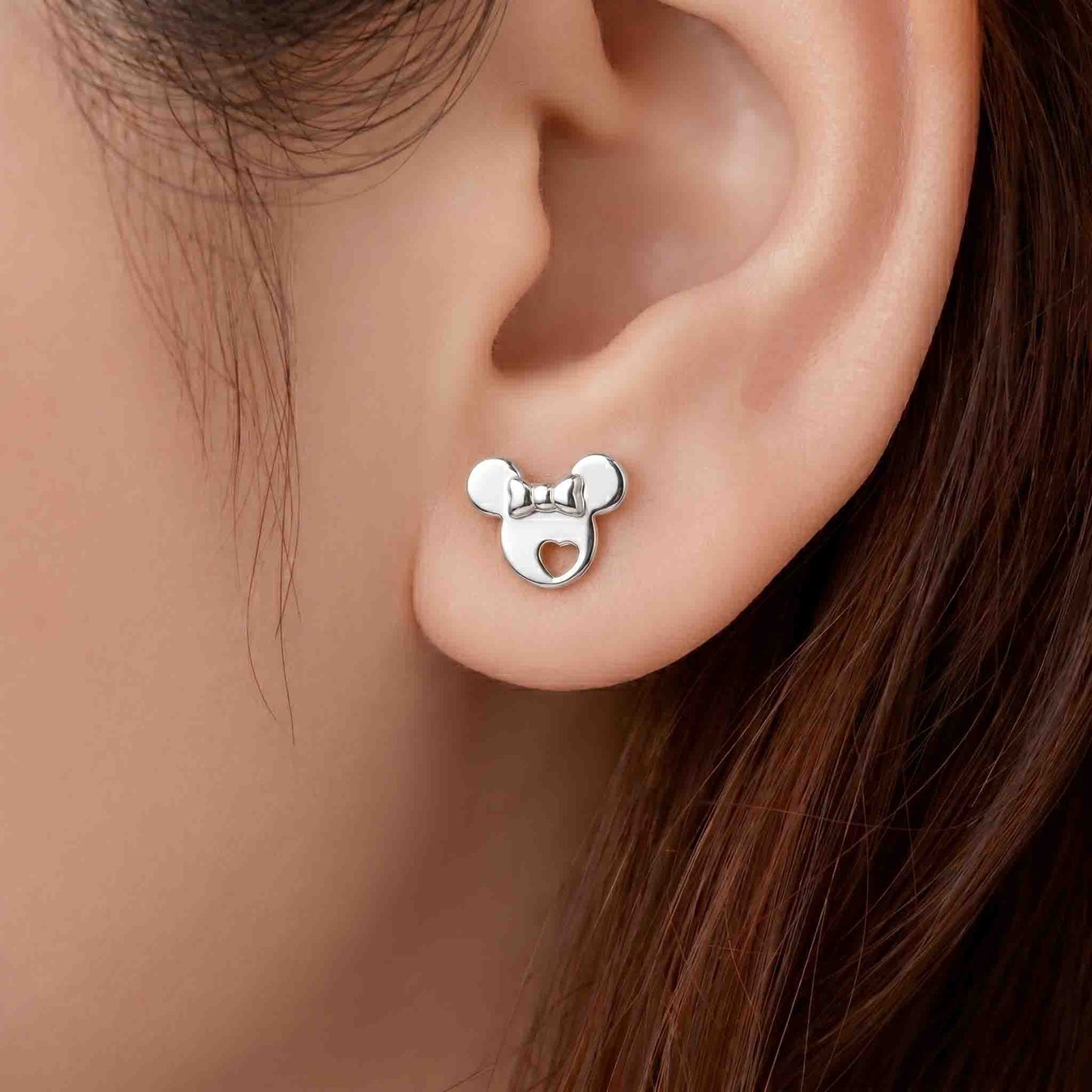 Silver Minnie Earring