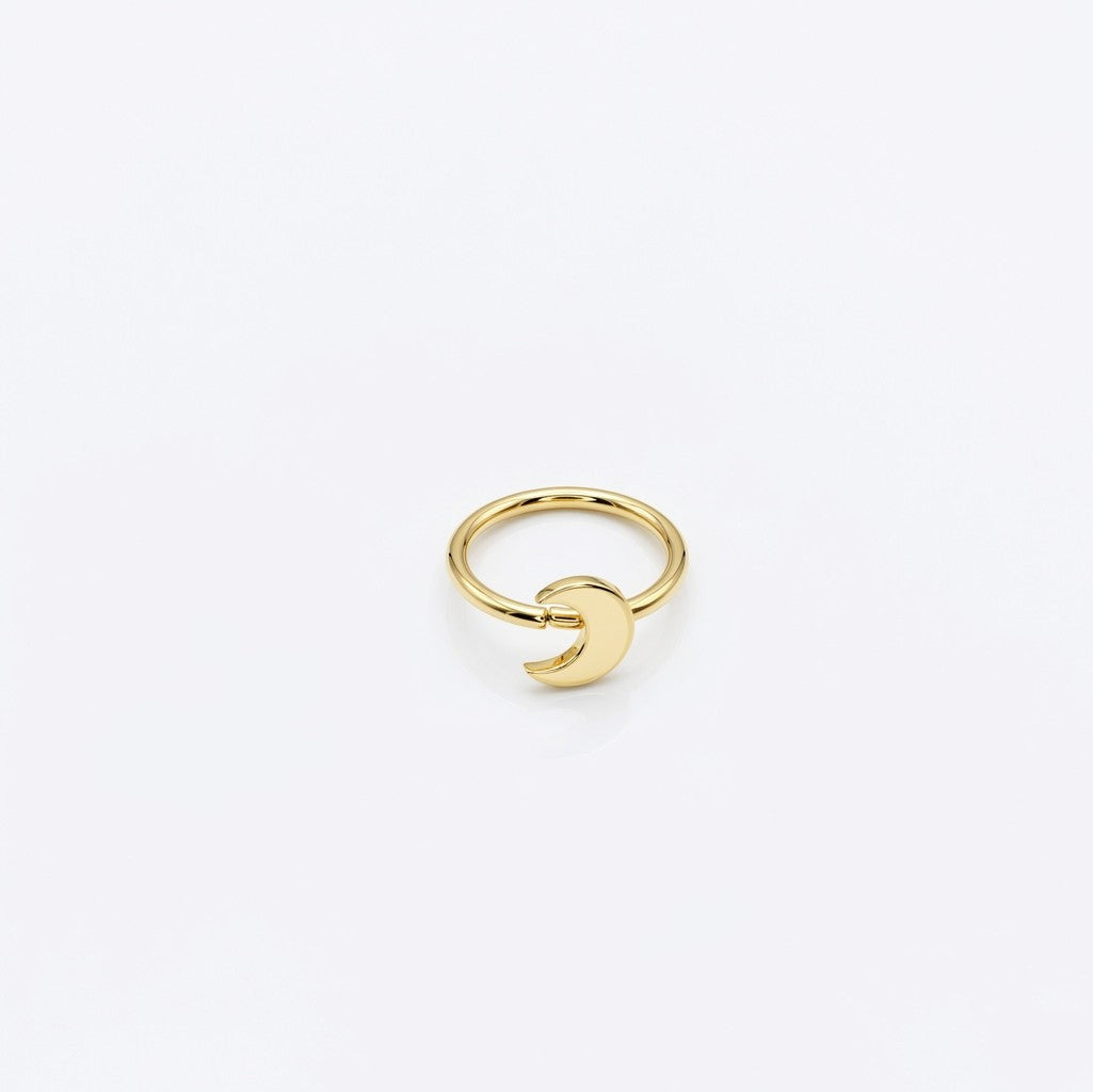 Plain Moon Nose ring