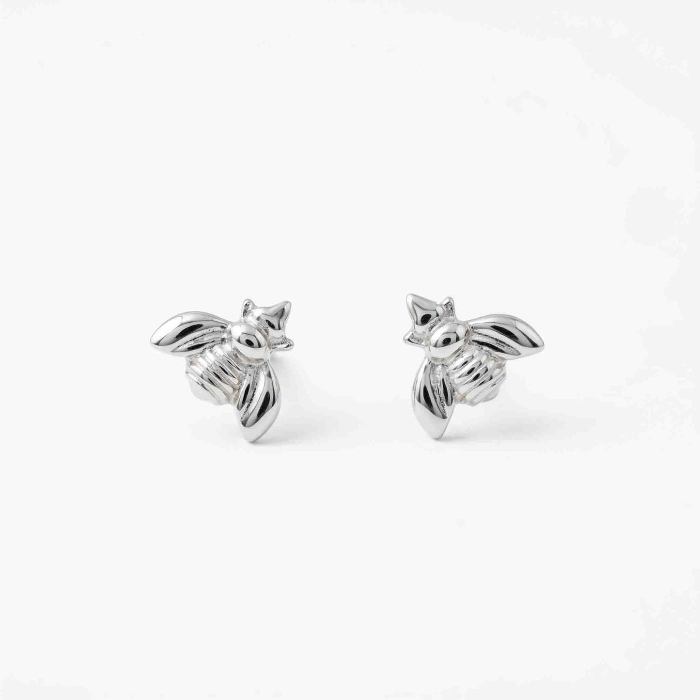Silver Bee Earring