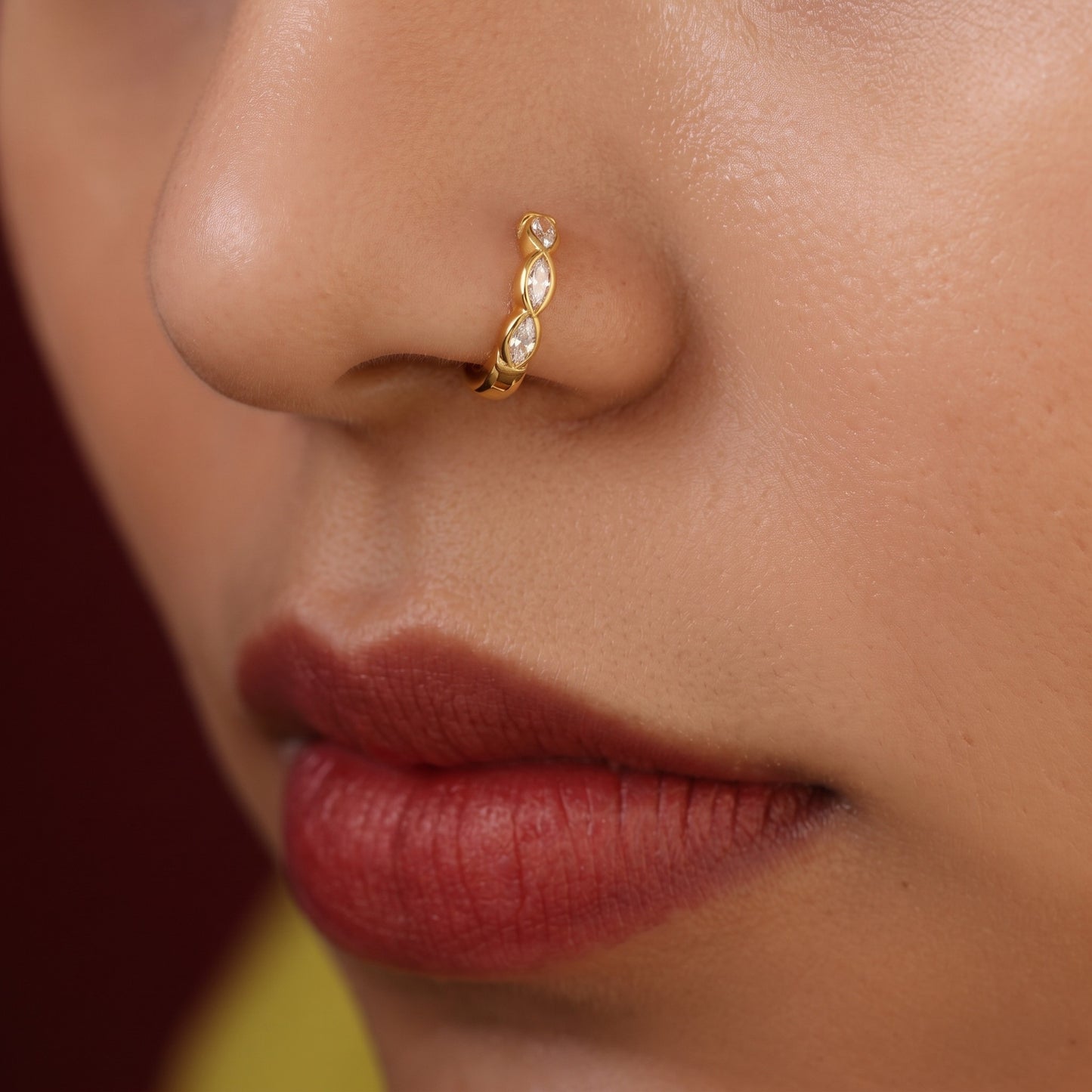 Silver Valli Nose Ring