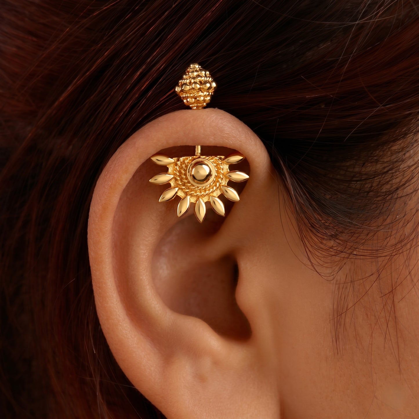 Ardh Bhanu 925 Silver Bugadi with Traditional Top