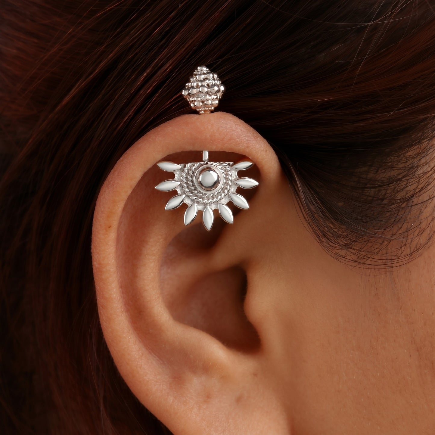 Ardh Bhanu 925 Silver Bugadi with Traditional Top