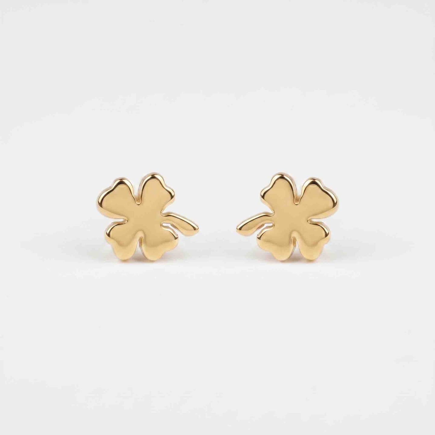 Silver Lucky Clover Earring