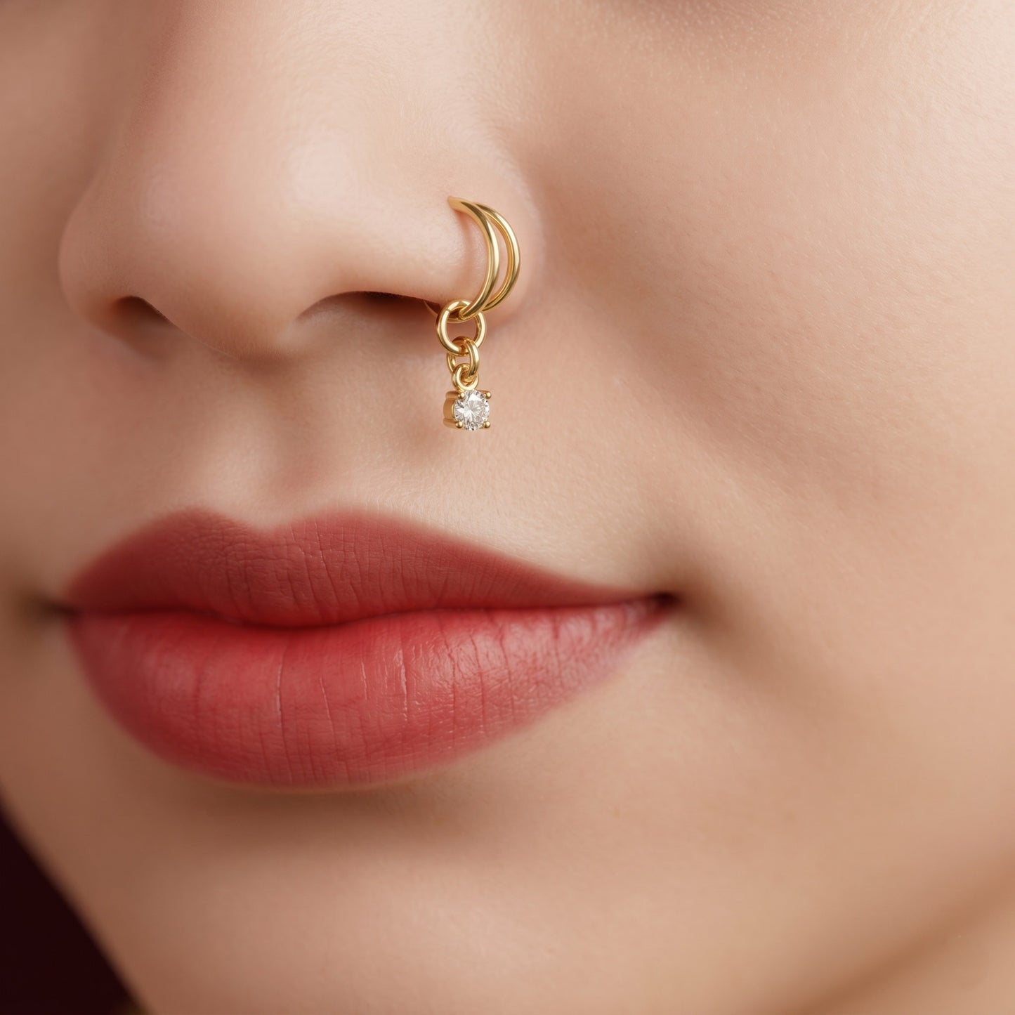 Hanging Stone Nose ring