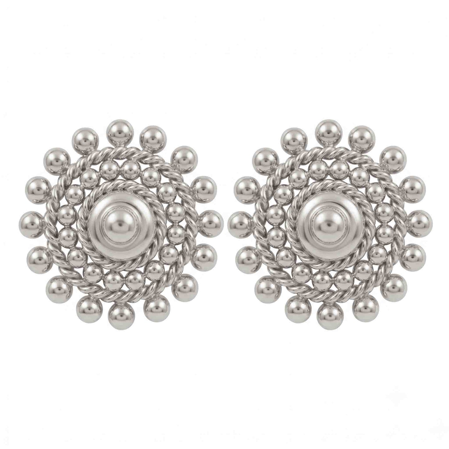 Silver Dhal Earring