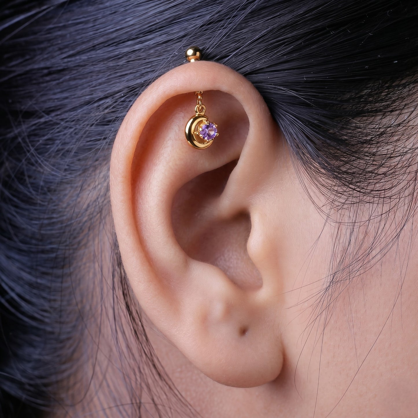 Moon bugadi Purple stone