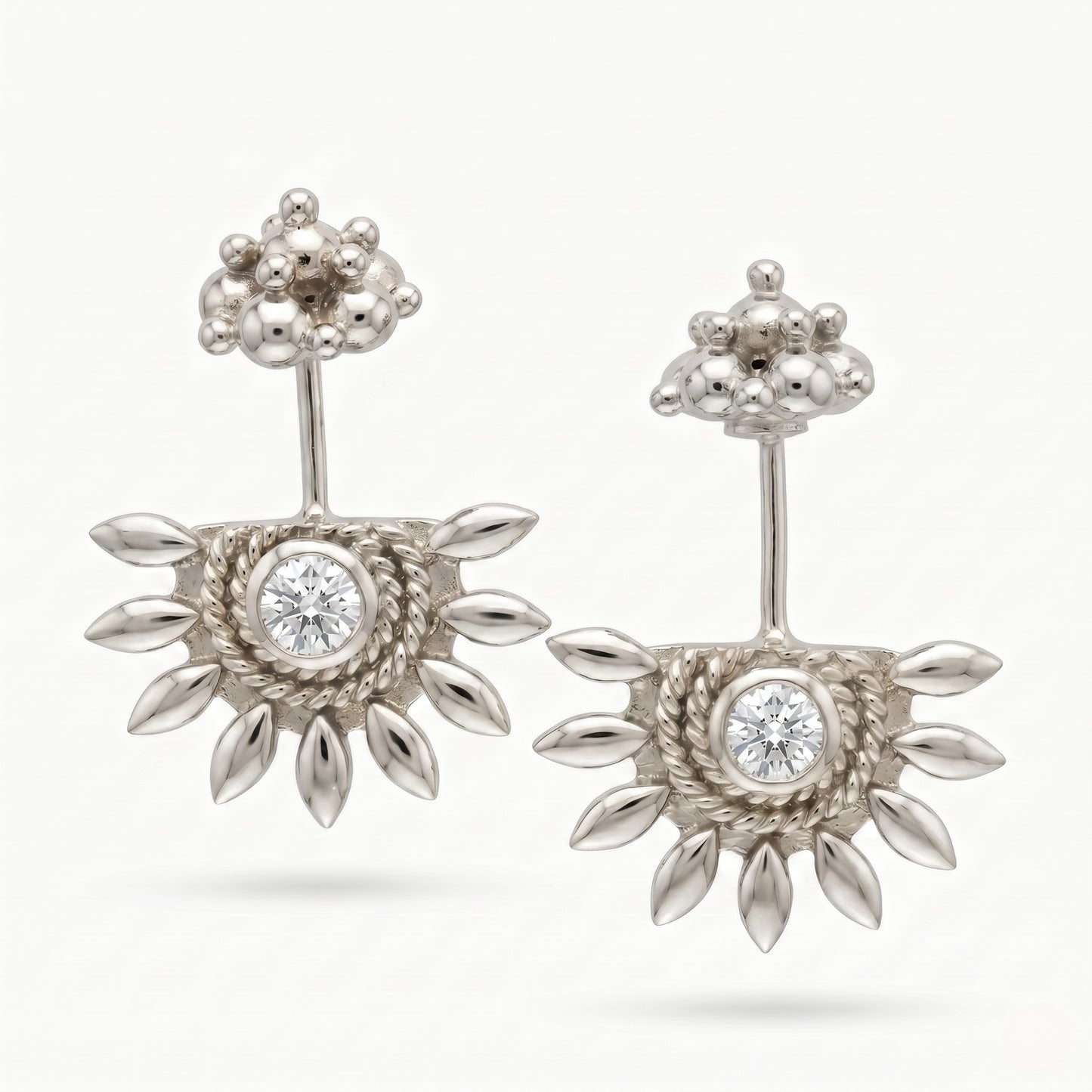 Ardh Bhanu 925 Silver Bugadi with Gopuram top
