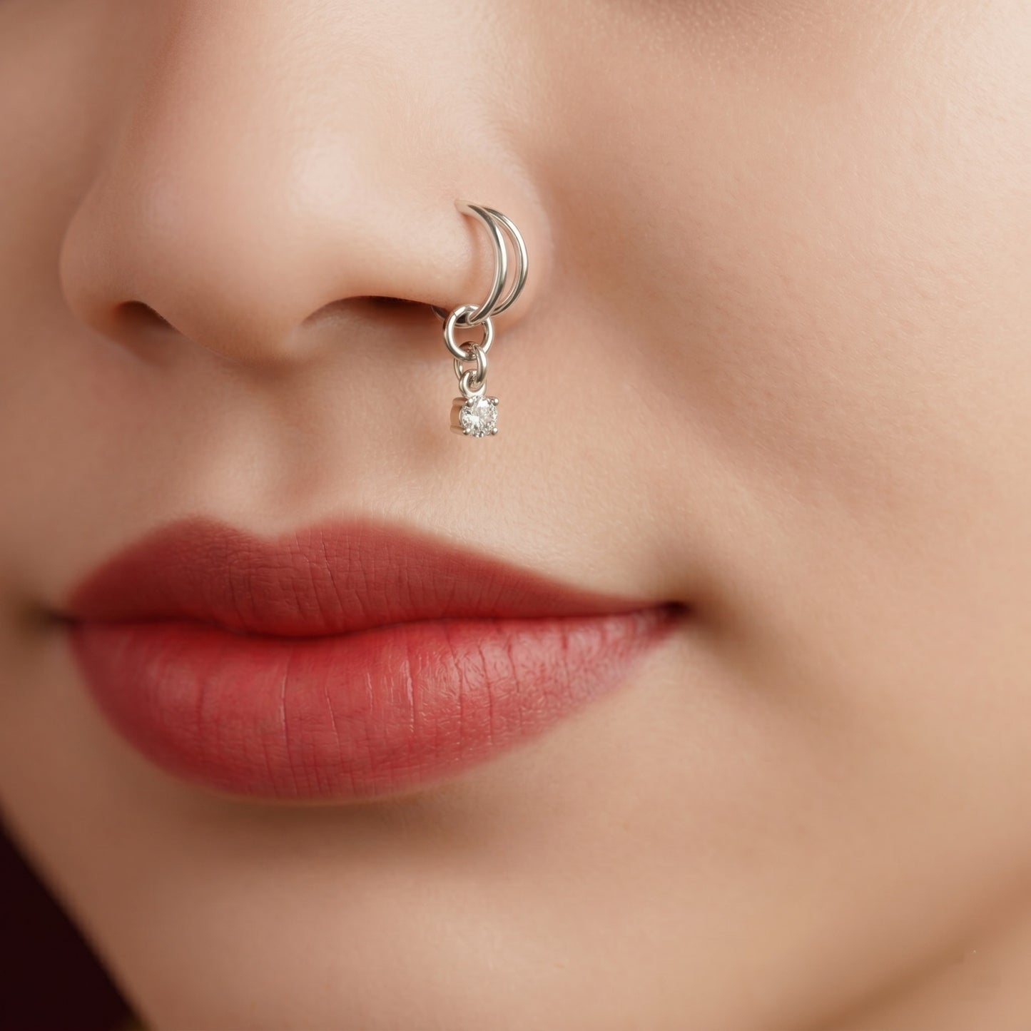 Hanging Stone Nose ring