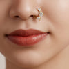 Silver Triguna Nose Ring