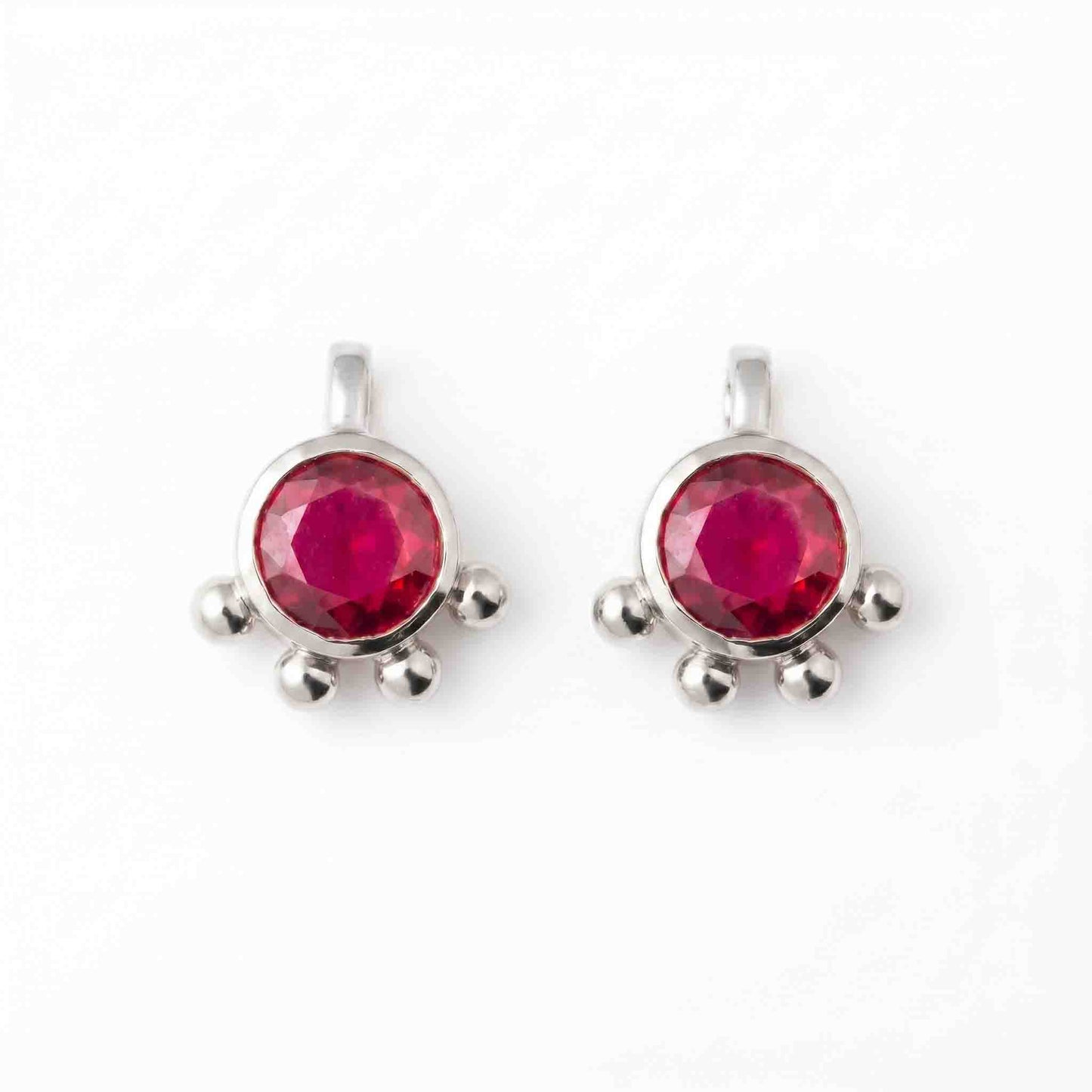 Silver Surkh Earring