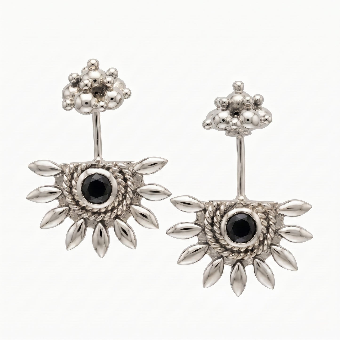 Ardh Bhanu 925 Silver Bugadi with Gopuram top