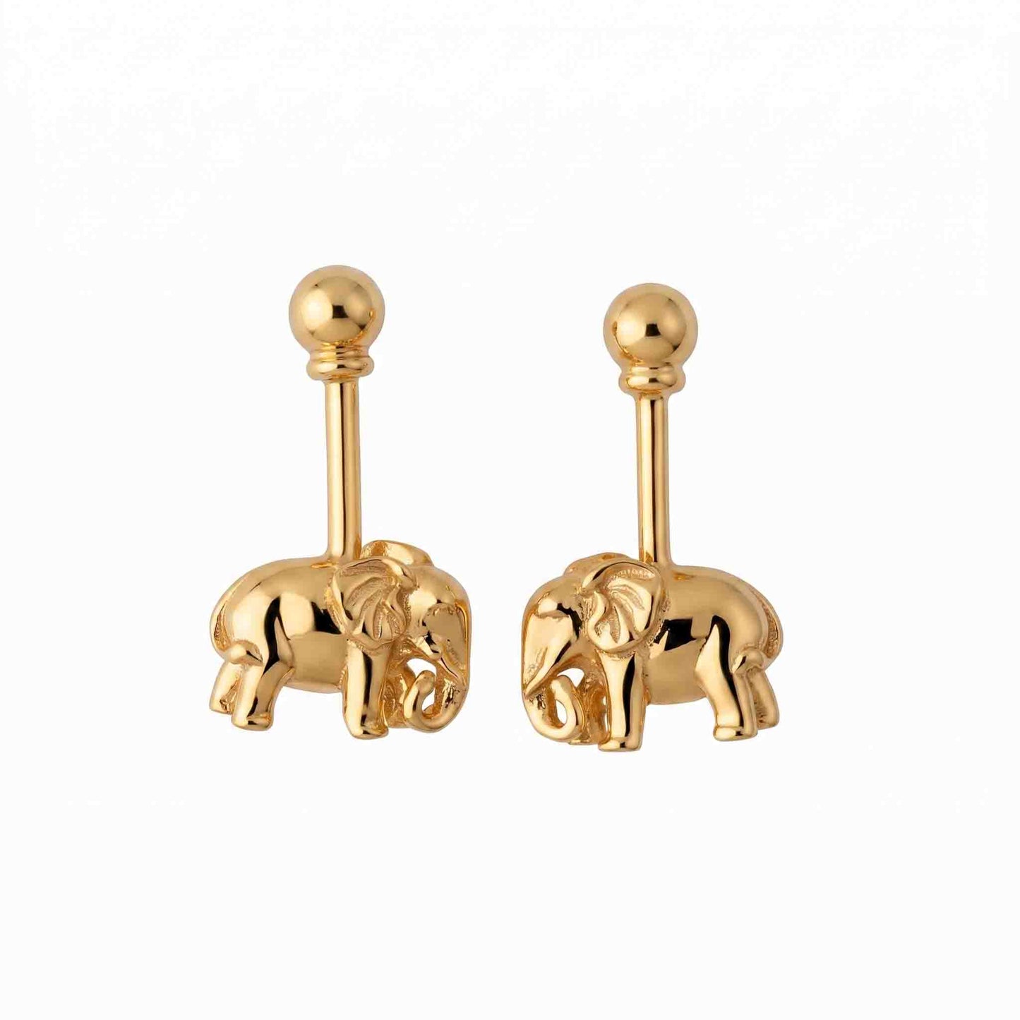 Silver Elephant Bugadi with Ball Top