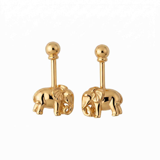 Silver Elephant Bugadi with Ball Top
