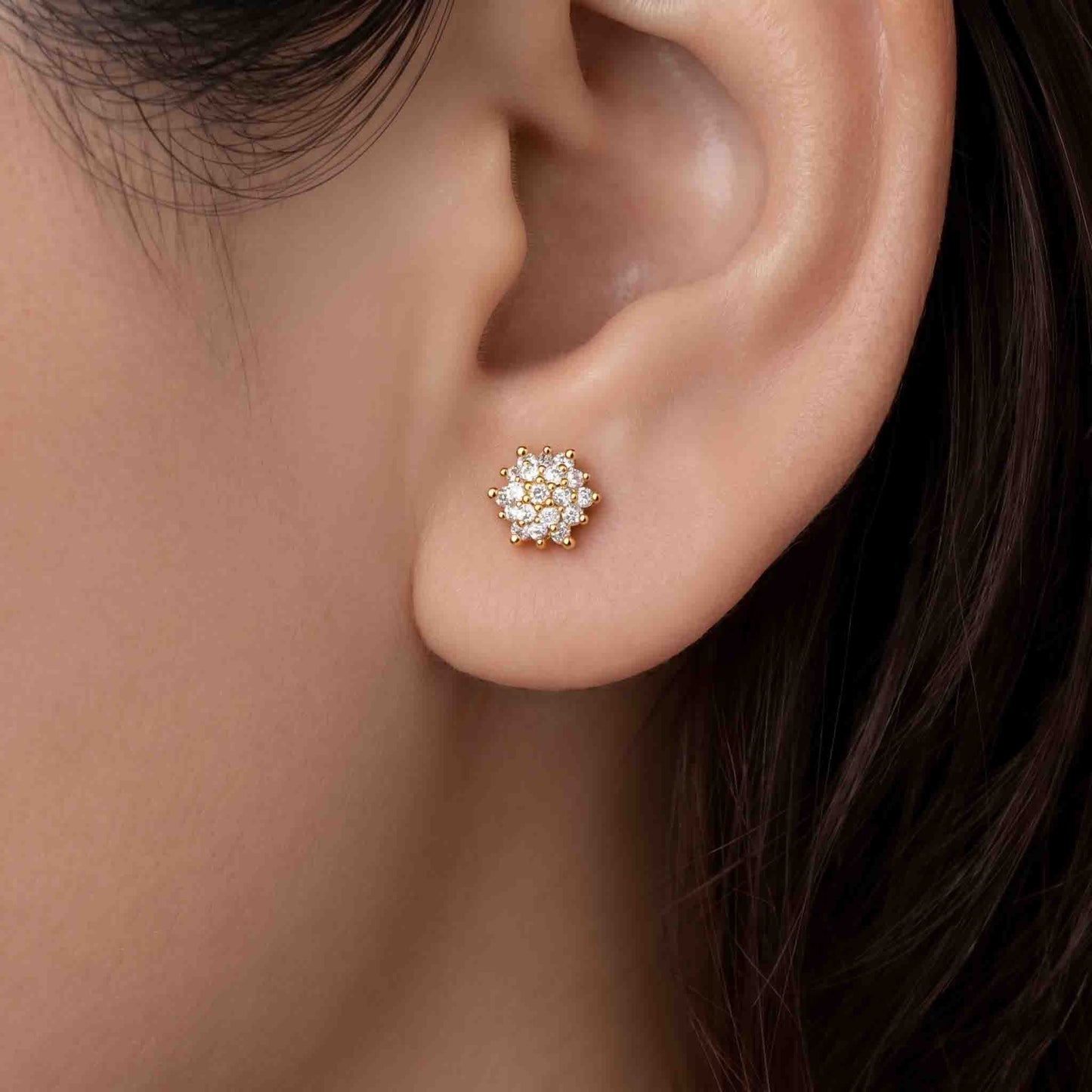 Silver Nakshatra Earring