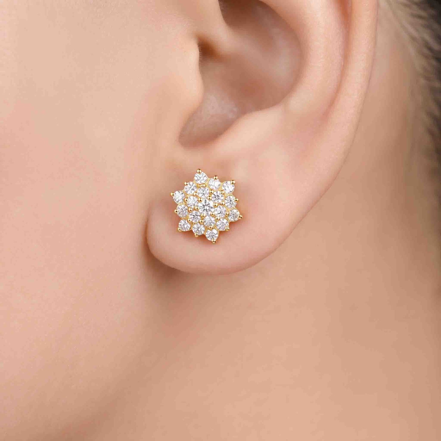 Silver Nakshatra Earring