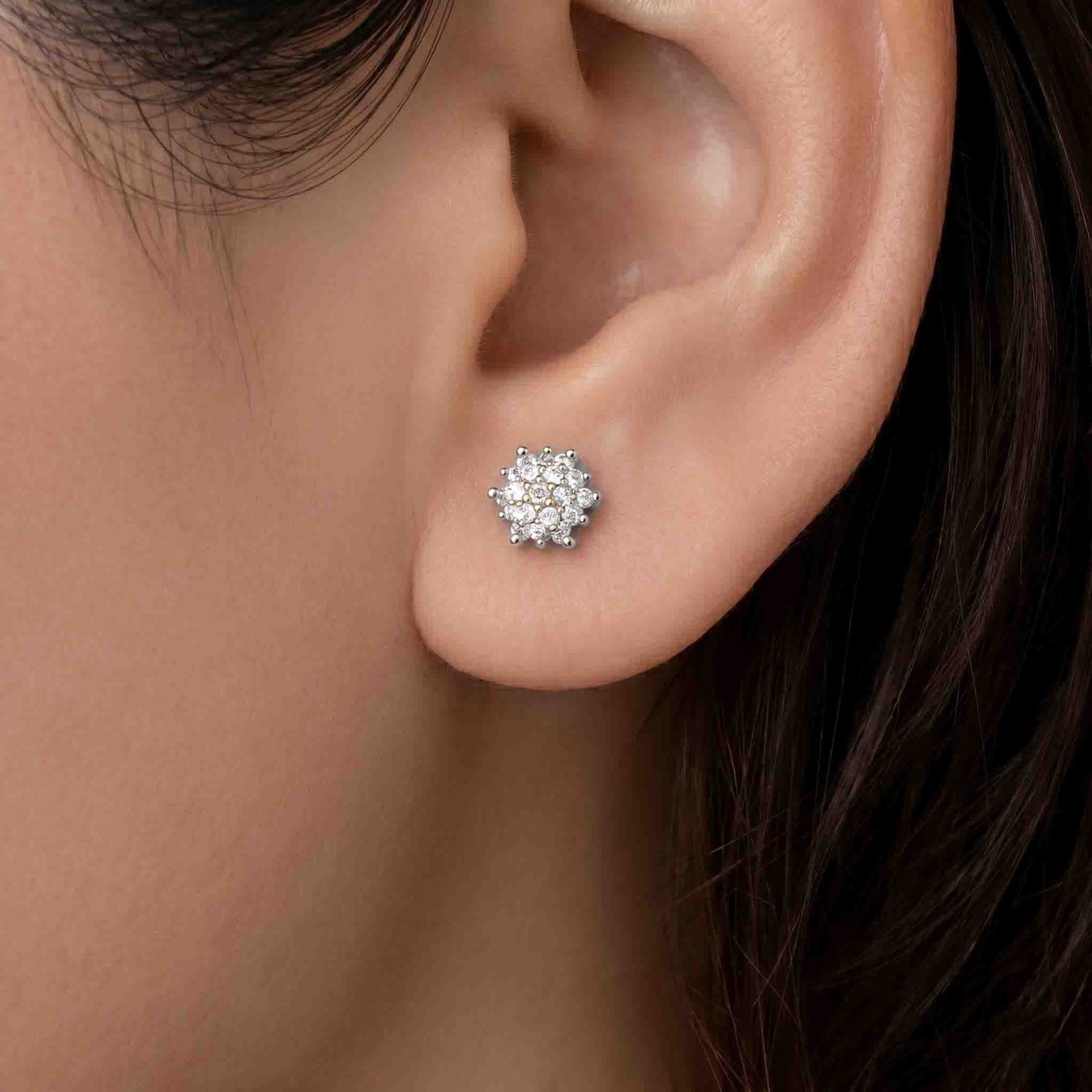 Silver Nakshatra Earring