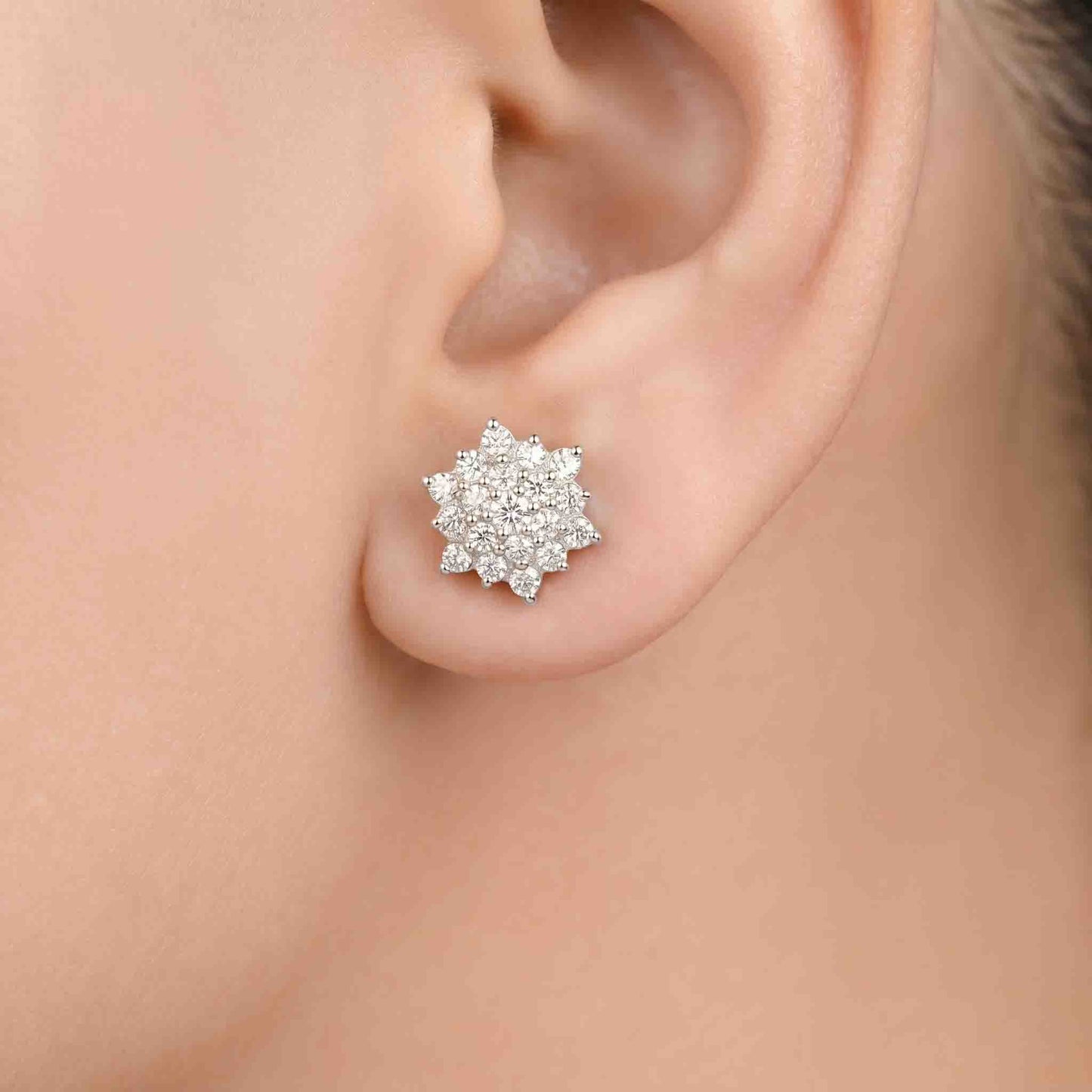Silver Nakshatra Earring