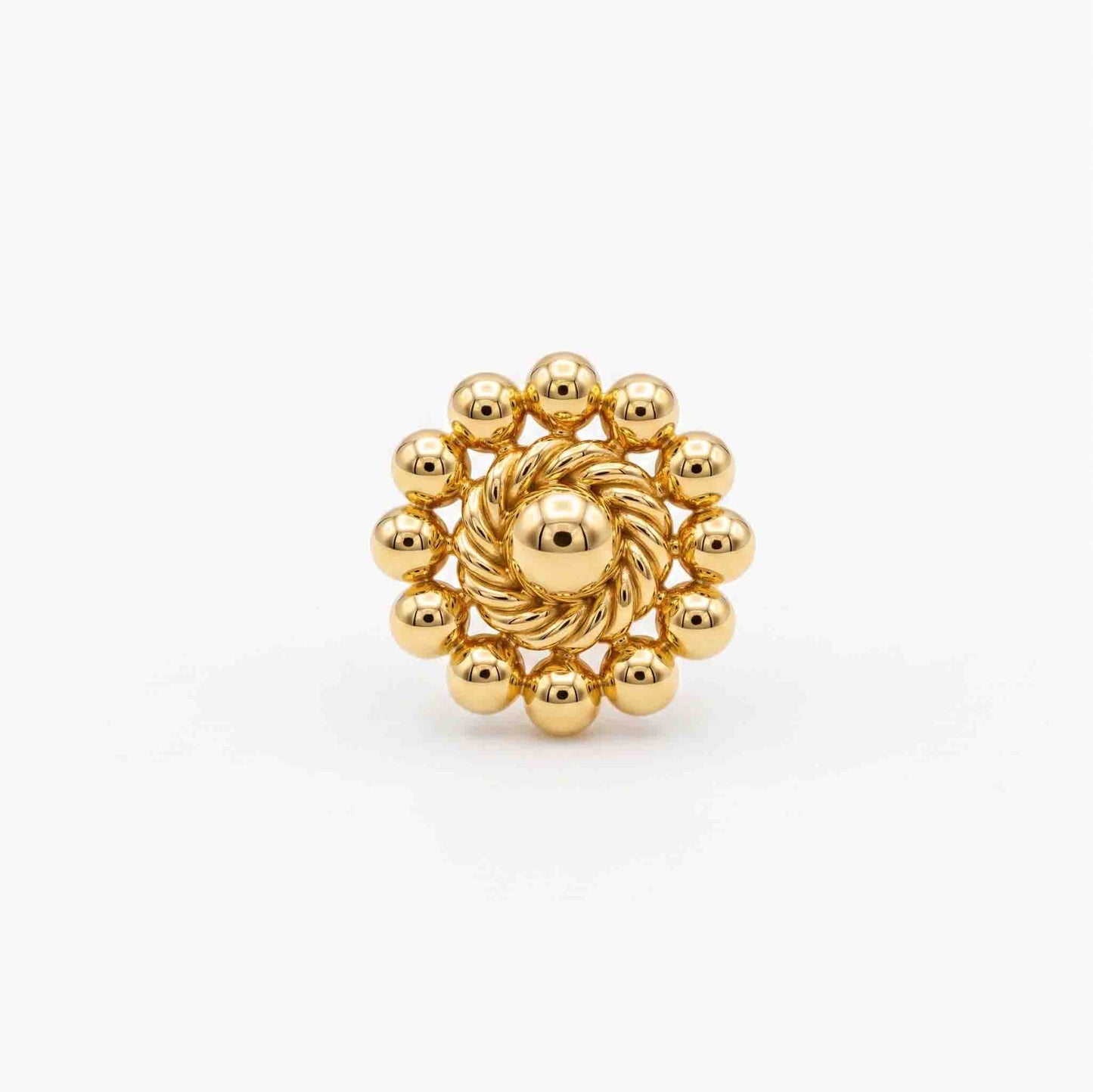 Silver Medha Nose pin