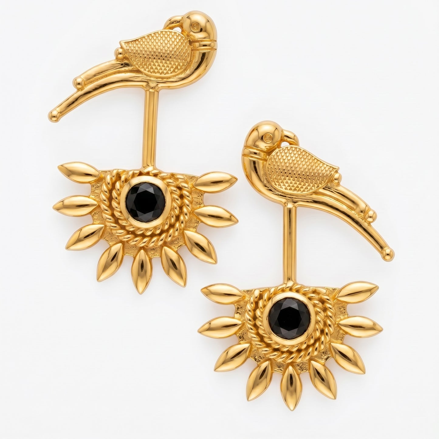 Ardh Bhanu 925 Silver Bugadi with Parrot top