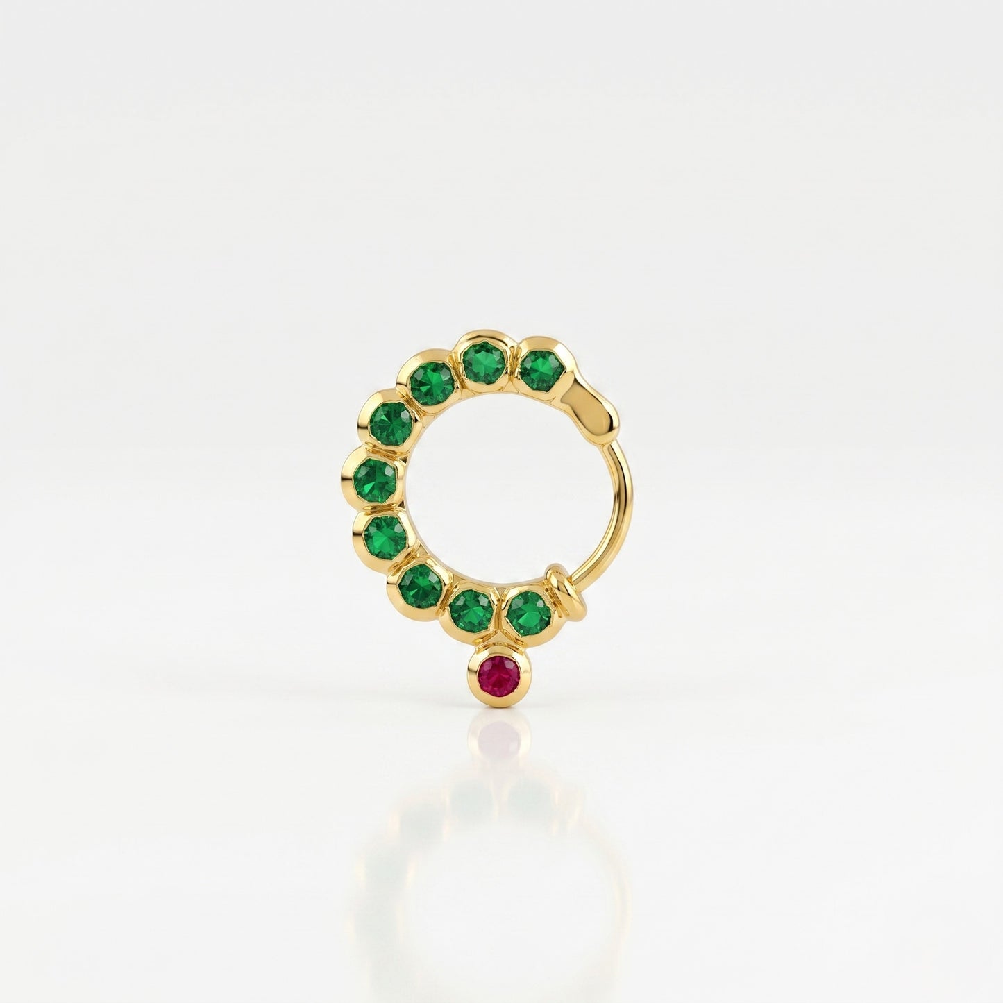 Silver Malini Nose Ring