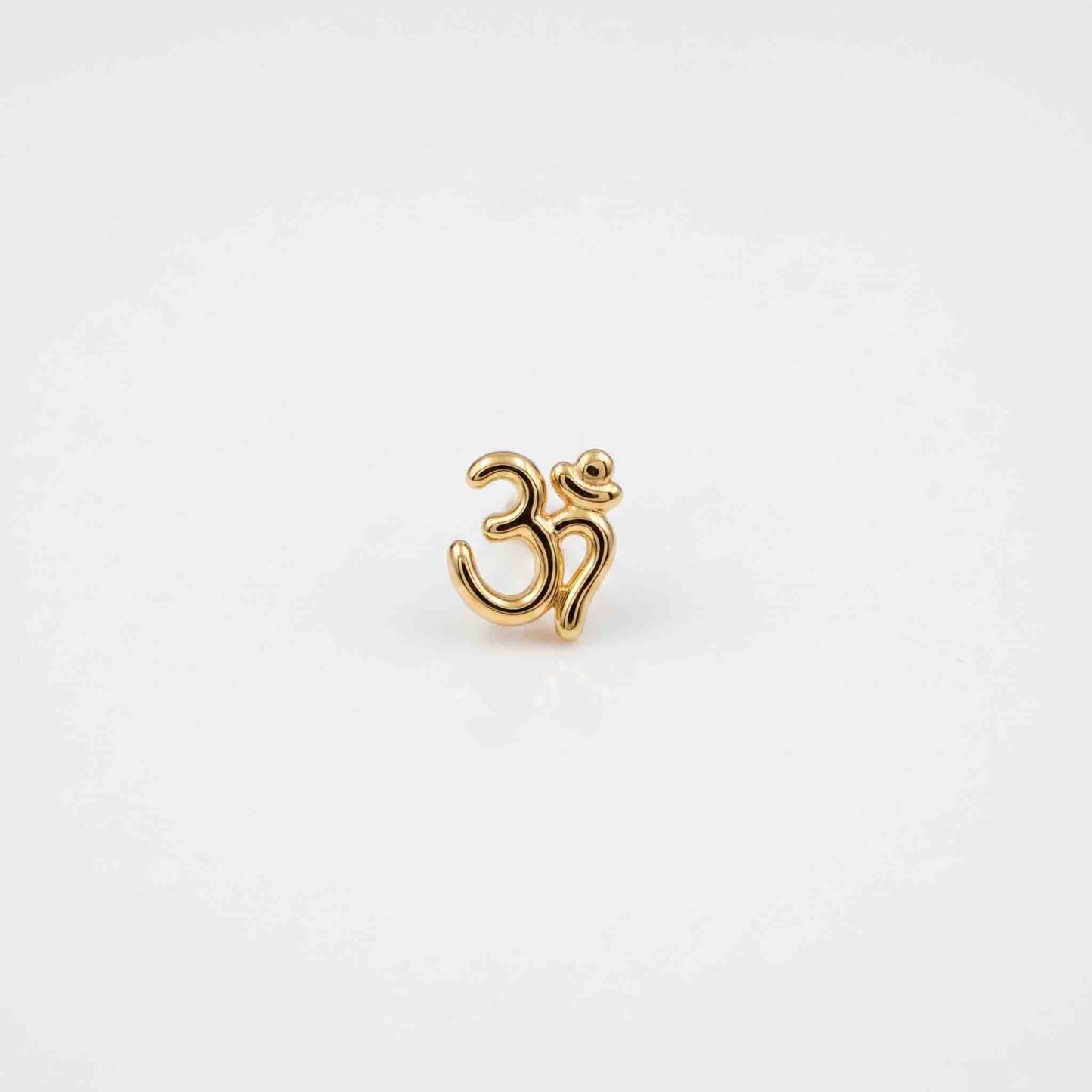Silver OM Nose pin
