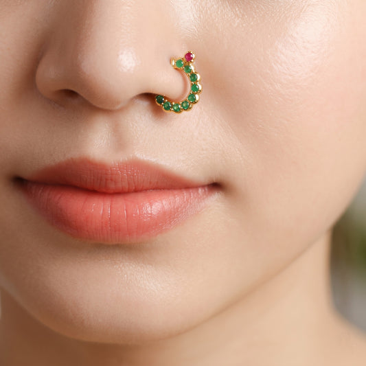 Silver Malini Nose Ring