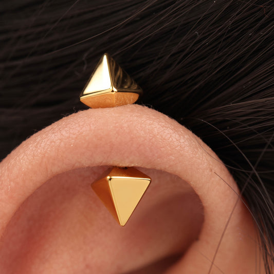 Silver Bugadi Octahedron Dual Design