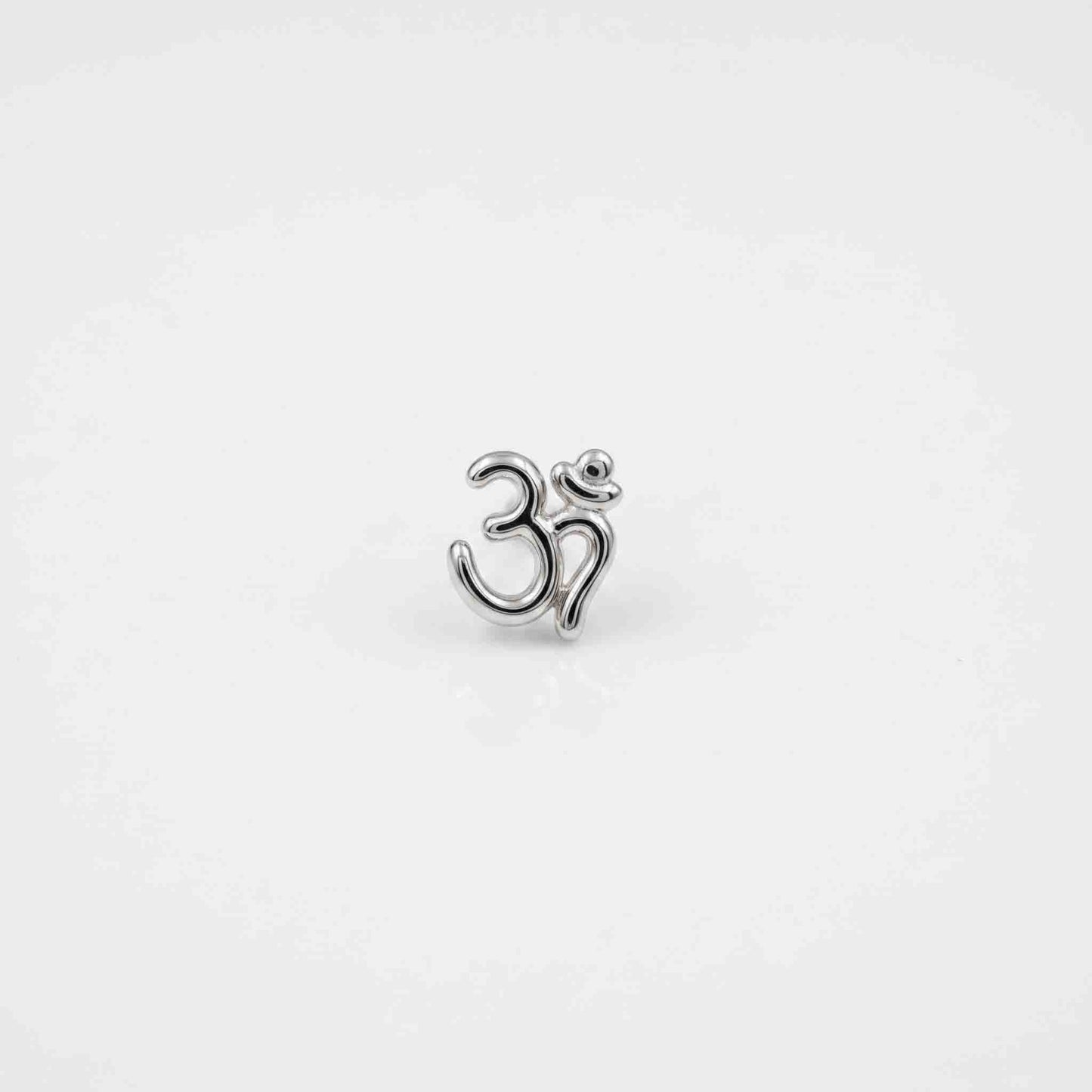 Silver OM Nose pin