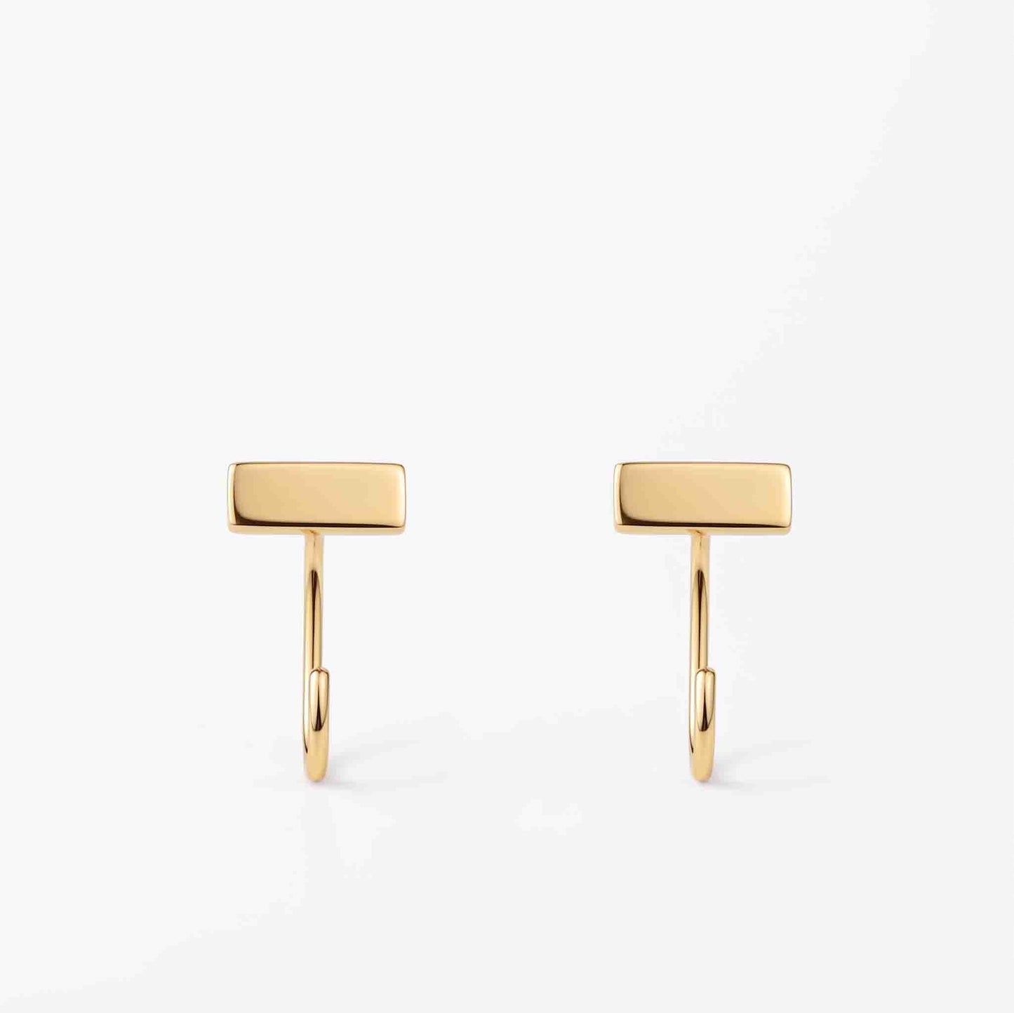 Silver Bar Earring