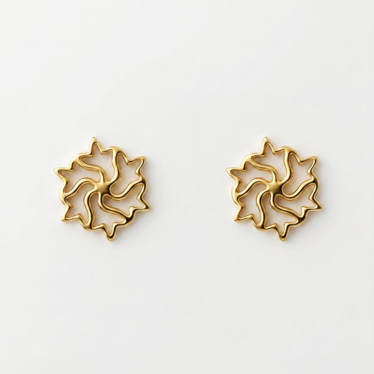 Silver Konark Earring