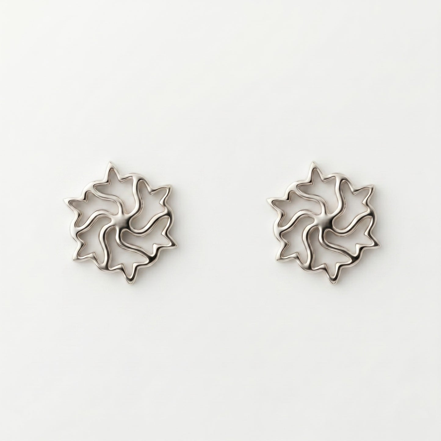 Silver Konark Earring