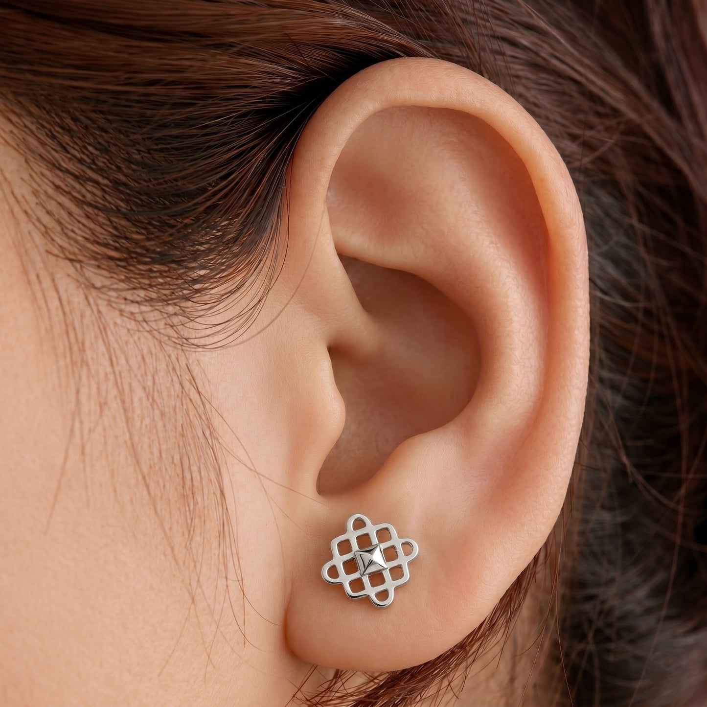 Silver Kriti Earring