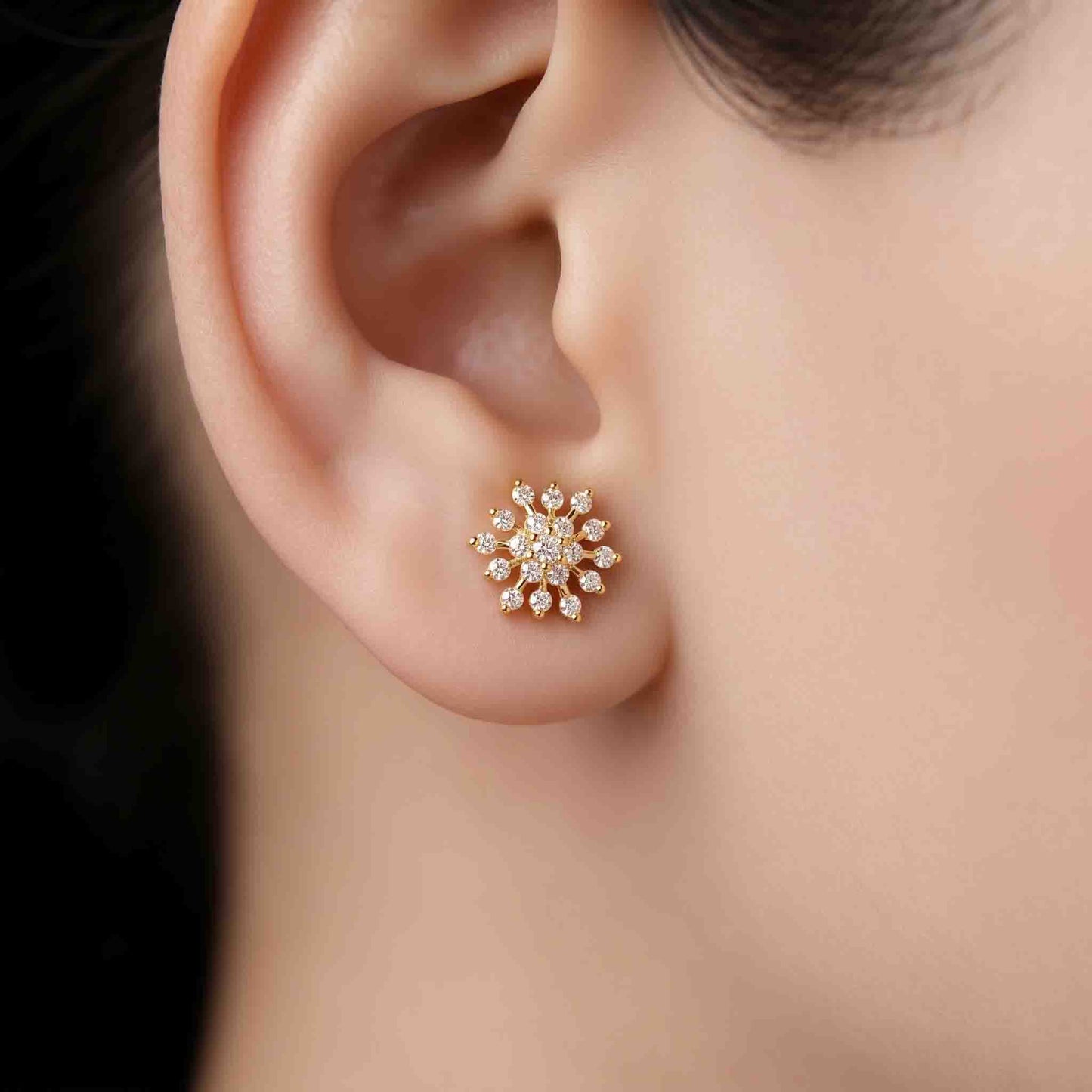 Silver Kumuda Earring