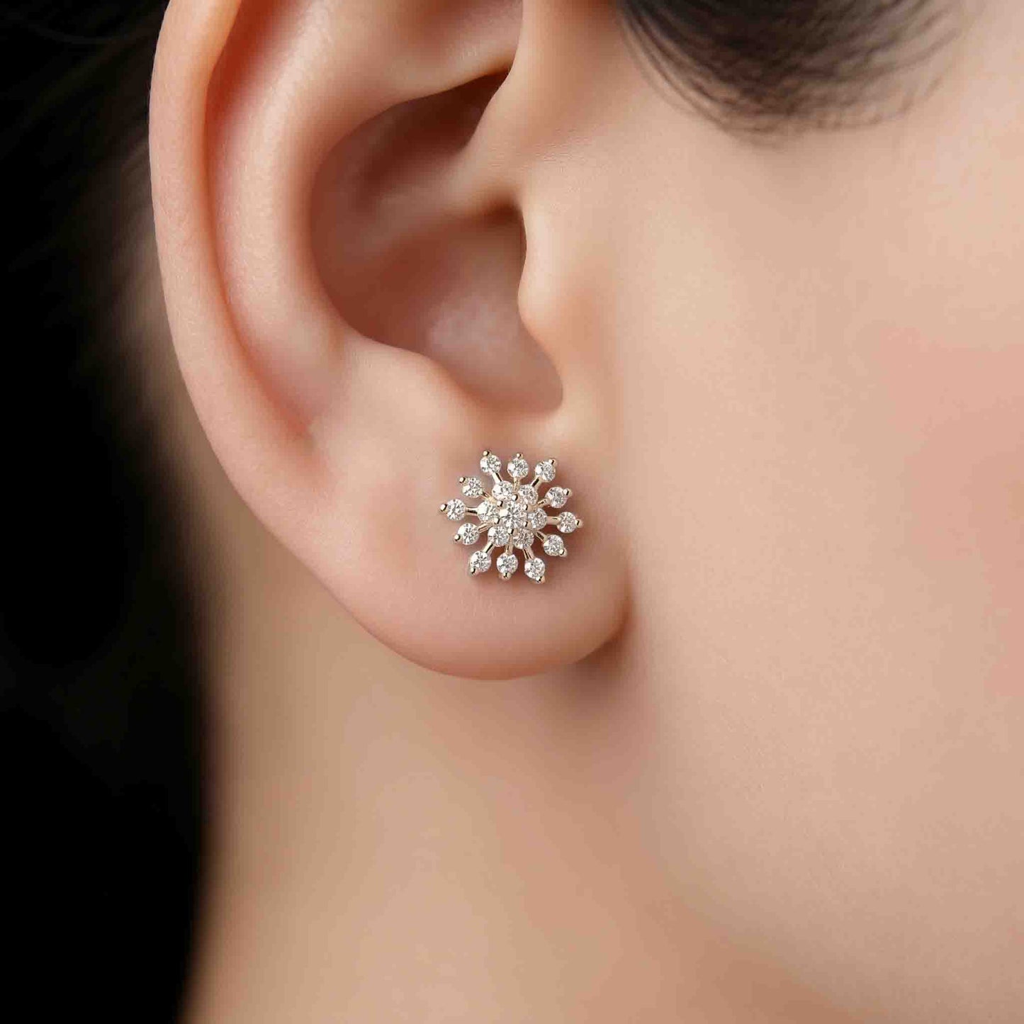 Silver Kumuda Earring