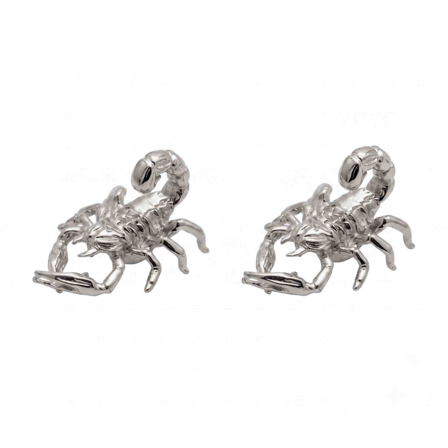 Silver Scorpion Earring