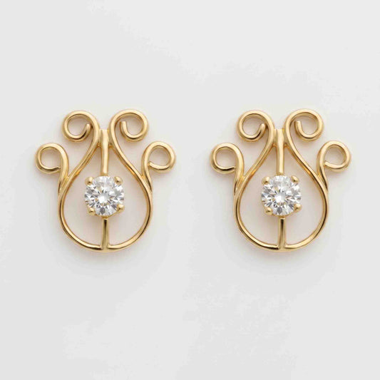 Silver Buta Earring