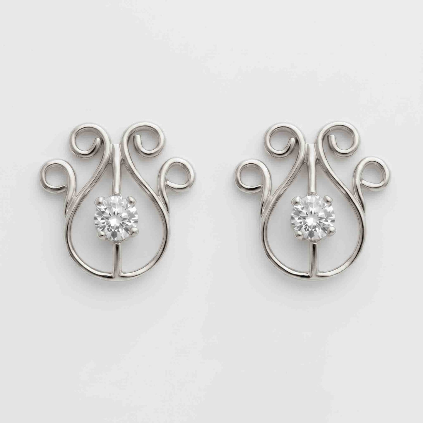 Silver Buta Earring