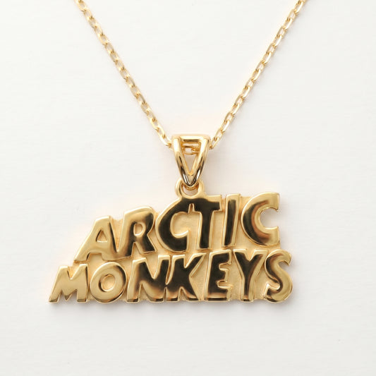 Silver Pendant Arctic Monkeys Band Name Design